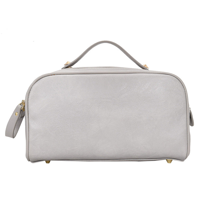 Portable Simple Fashionable Large Capacity Solid Cosmetic Bags