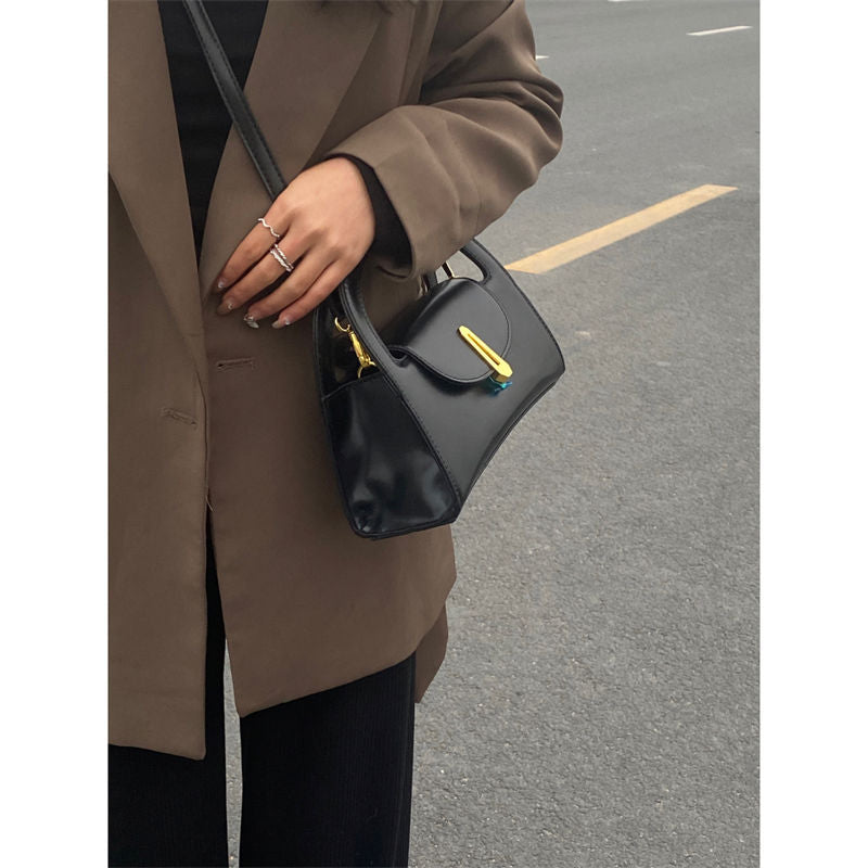 Durable Women's Feeling Black Hot Underarm Handbags