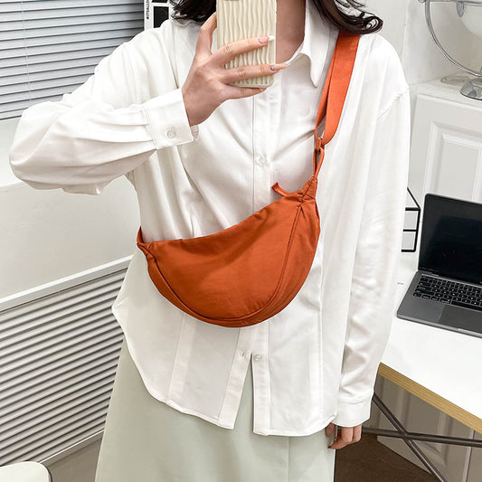 Women's Summer Underarm Selenodont Fashion Style Dumpling Bags