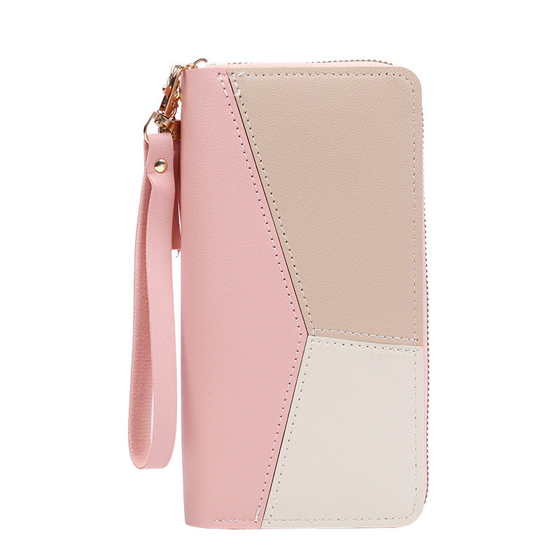 Women's Korean Style Long Large Capacity Zipper Mobile Ladies Wallets