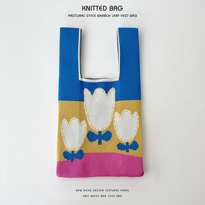 Series Knitted Versatile Large Capacity Commuter Holiday Bags