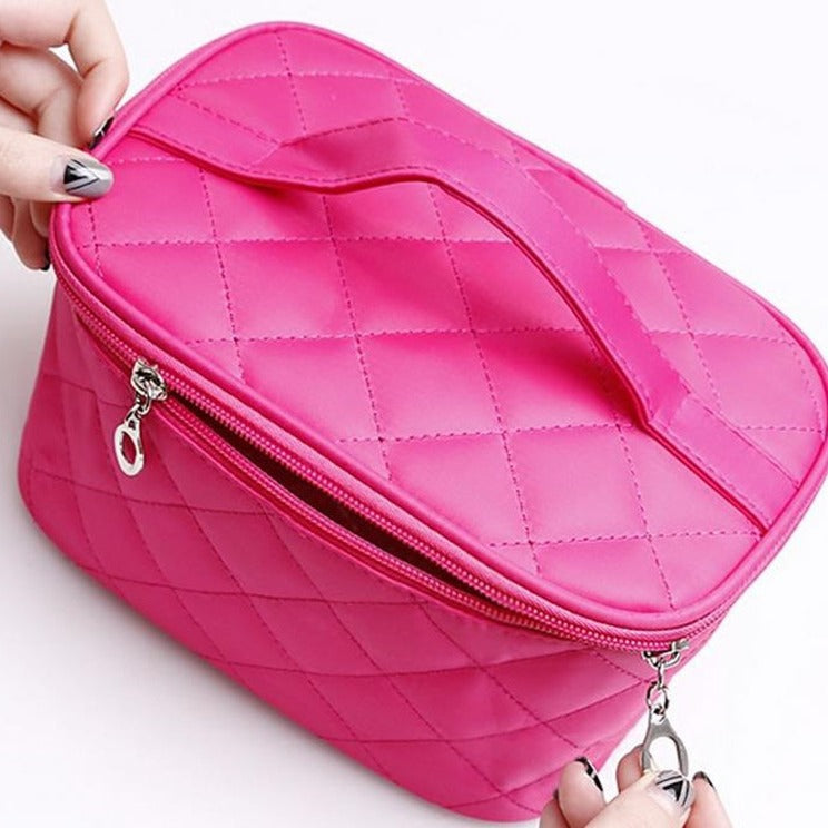 Storage Rhombus Cubic Large Portable Folding Cosmetic Bags