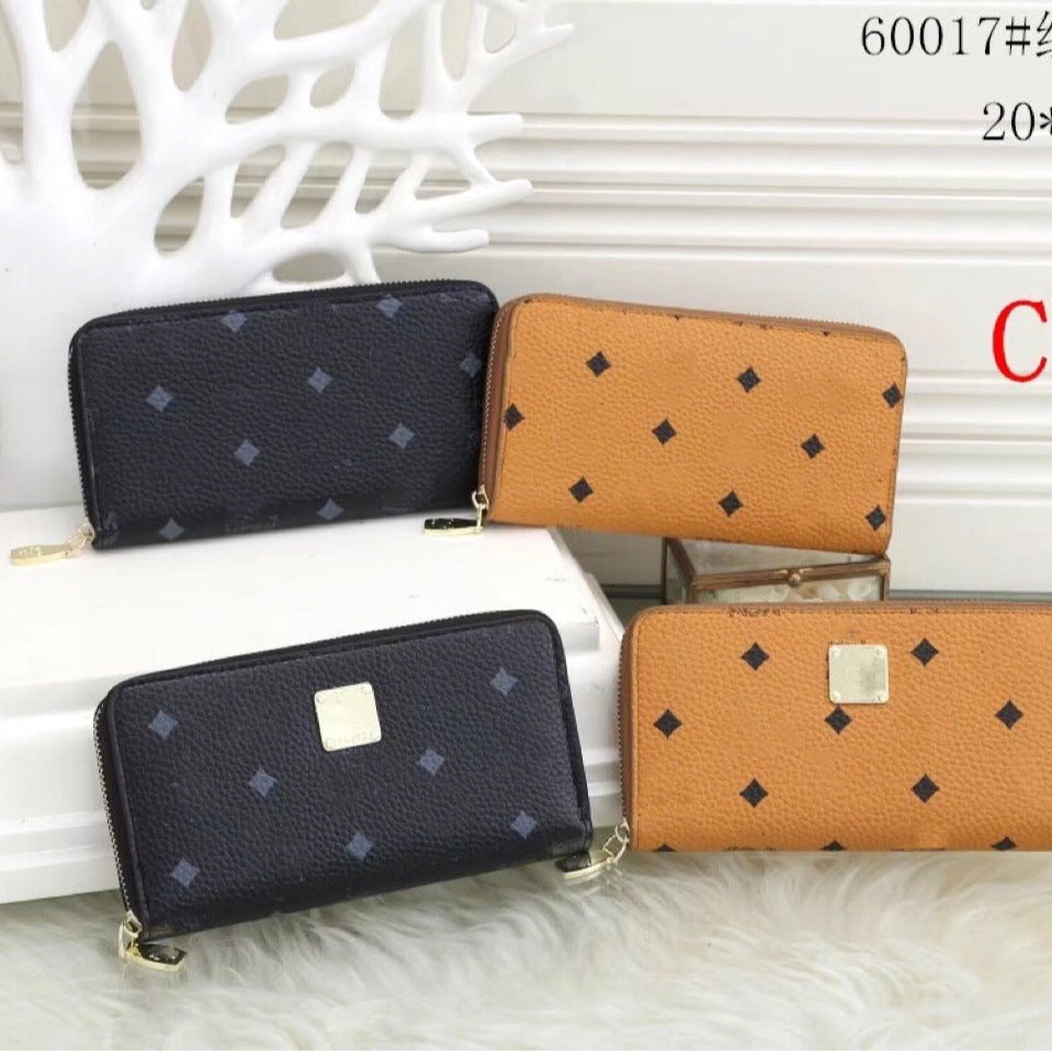 Pretty Sunflower Printed Mid-length Zipper Horizontal Ladies Wallet
