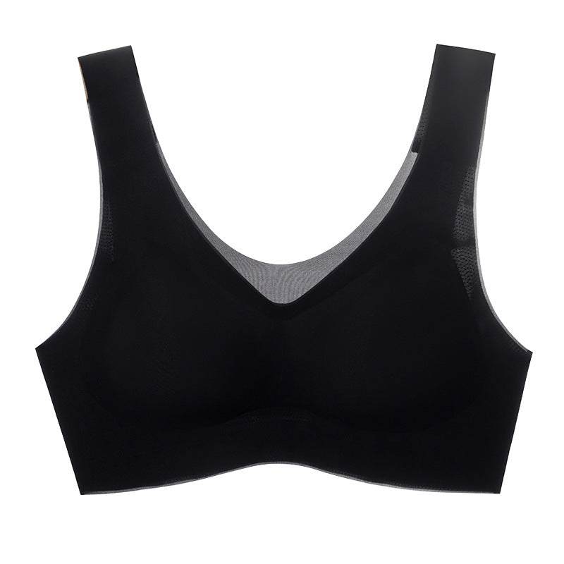 Women's Silk Underwear Seamless Invisible Beauty Back Everyday Bras