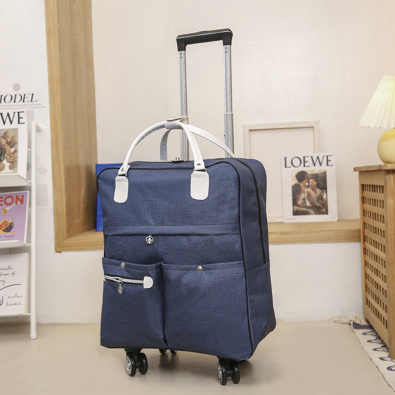Women's Innovative Portable Folding Buggy Printing Travel Bags