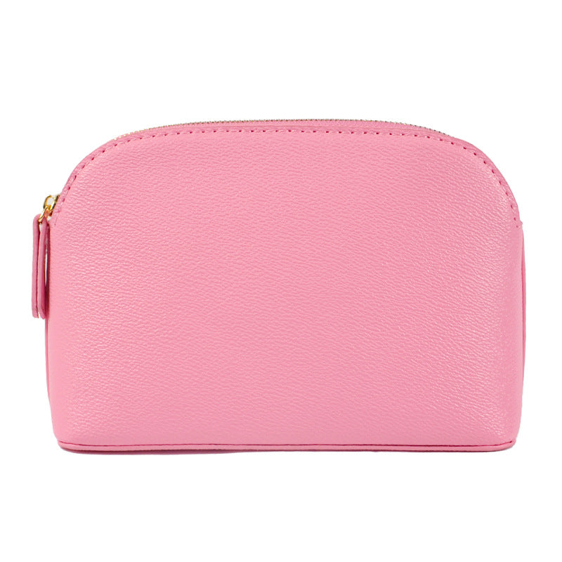 Solid Color Style Cute Good-looking Atmospheric Shell Cosmetic Bags