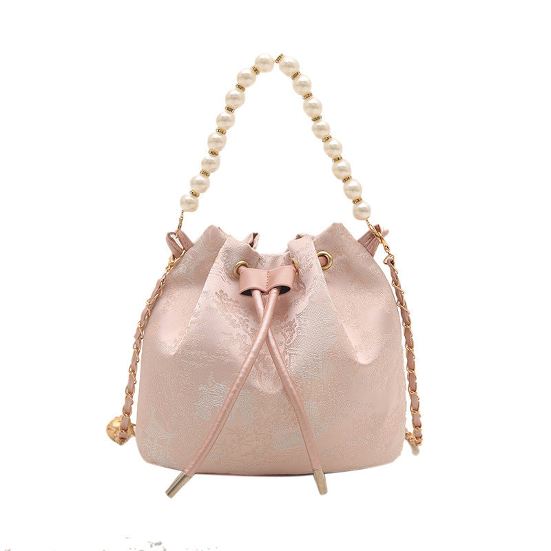 Cheongsam Style Pearl Western Chinese Large Capacity Bags