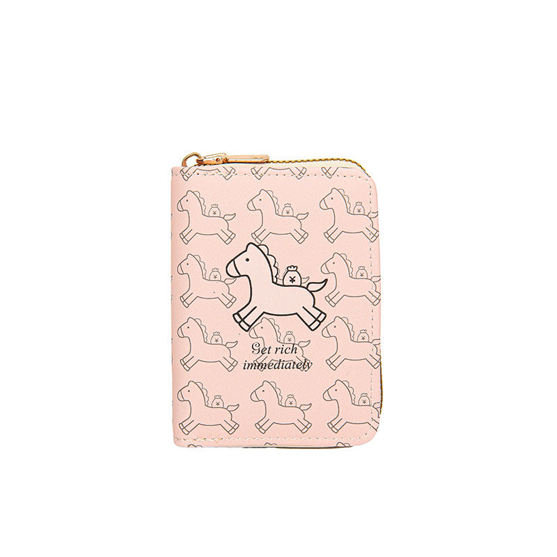 Glamorous Women's Storage Position Sets Clamp Card Holder