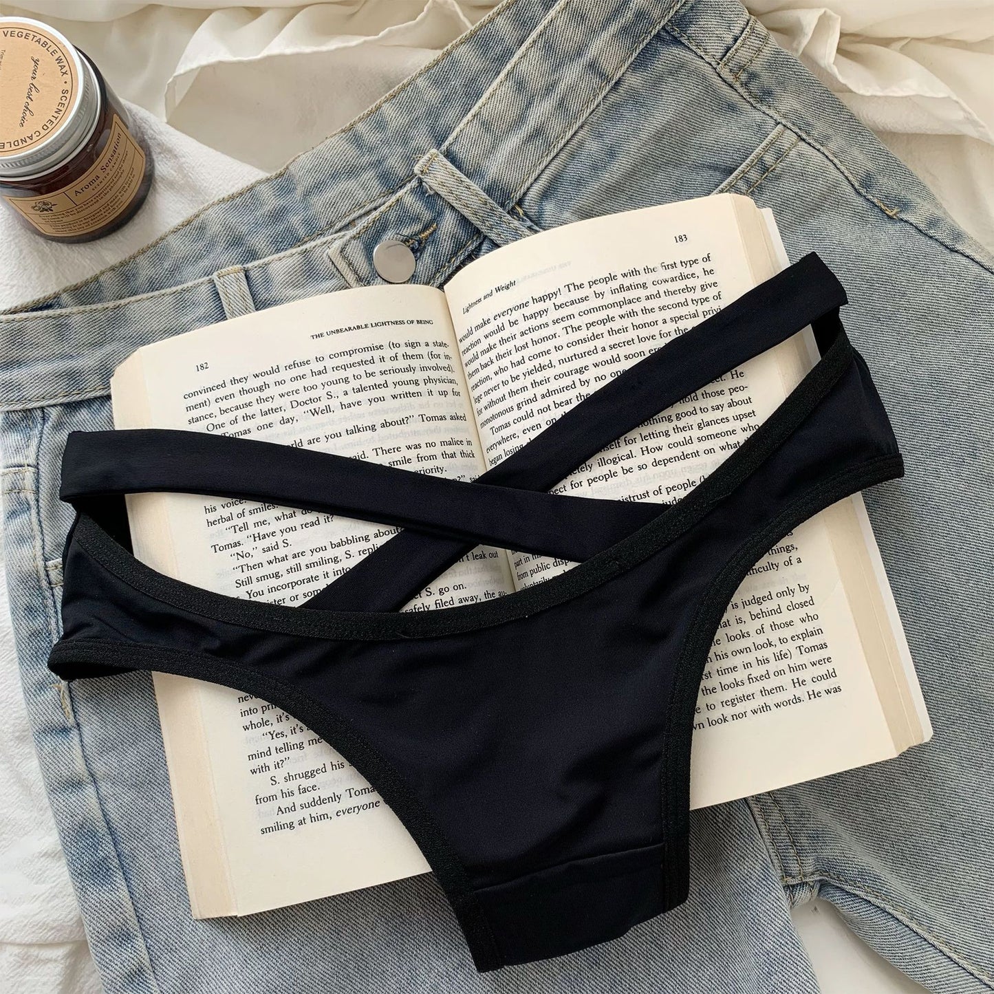 Women's Pure Cotton Crotch Briefs Desire Underwear Summer Panties