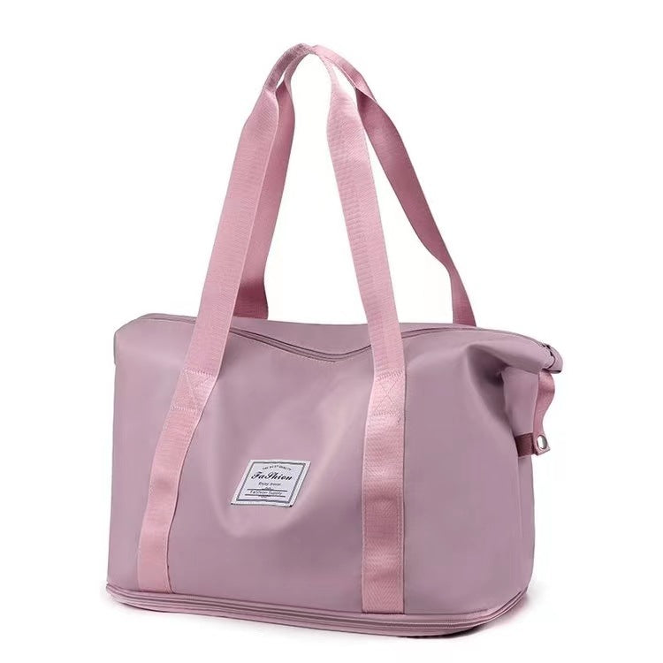 Women's Large Dry Wet Separation Extended Layer Korean Travel Bags