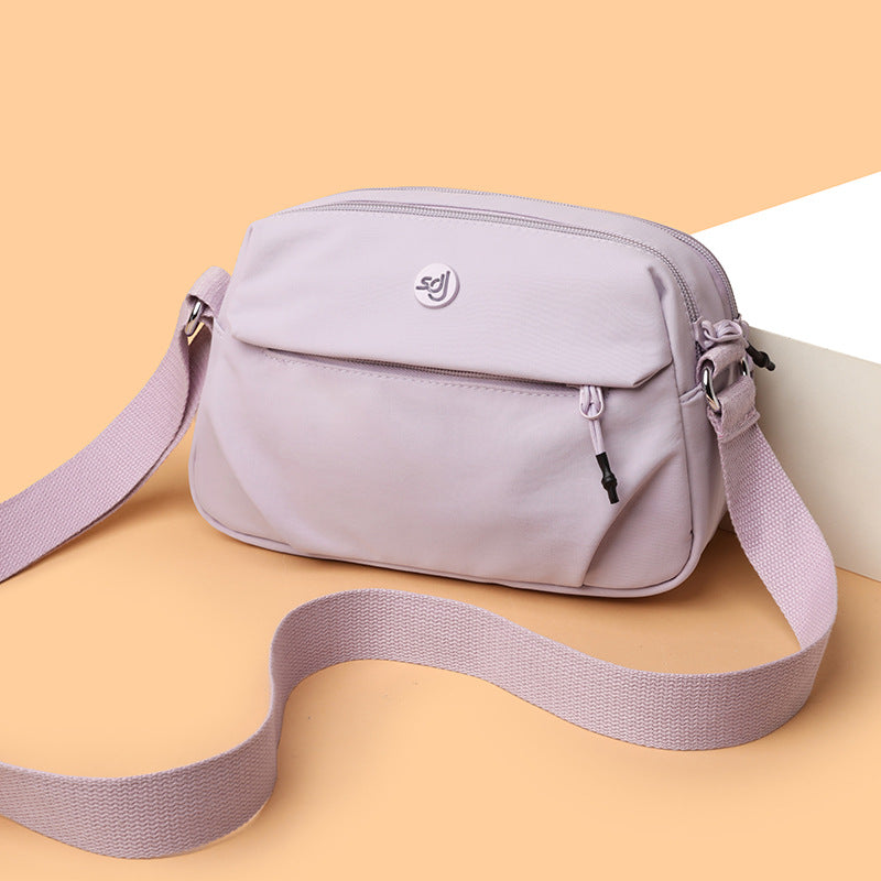 Versatile Women's Lightweight Nylon Waterproof Leisure Women's Messenger Bag