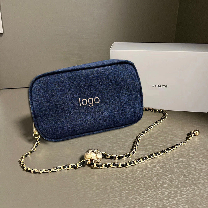 Counter Christmas Limited Gift Blue Platinum Series Cosmetic Bags