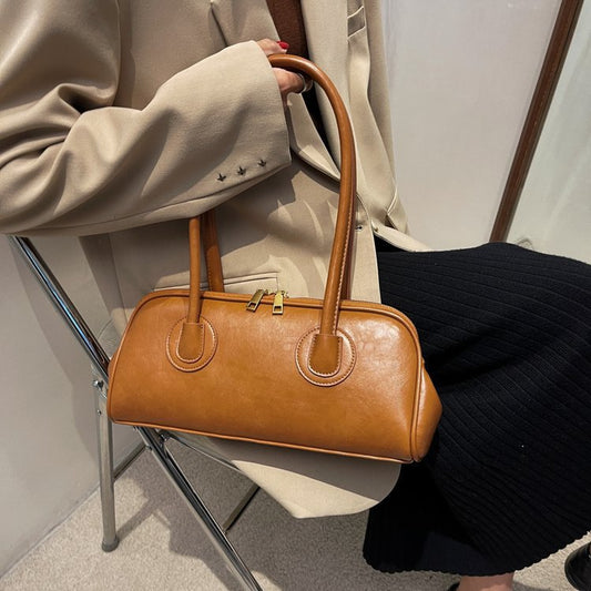 Women's Fashionable Fashion Underarm High-grade Hand-held Baguette Shoulder Bags
