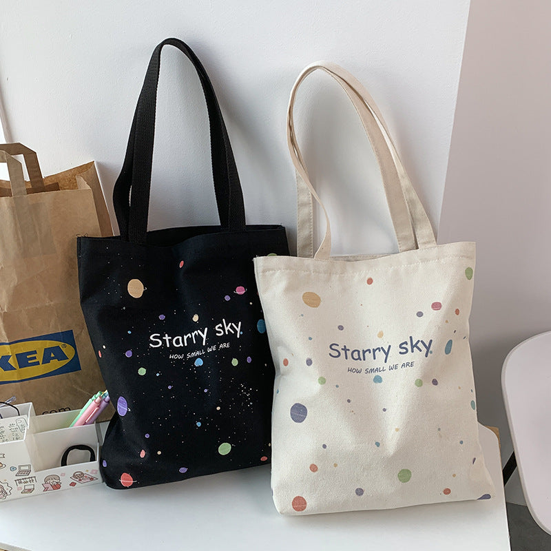 Canvas Female Summer Korean Style Large Capacity Class One Shoulder Bags