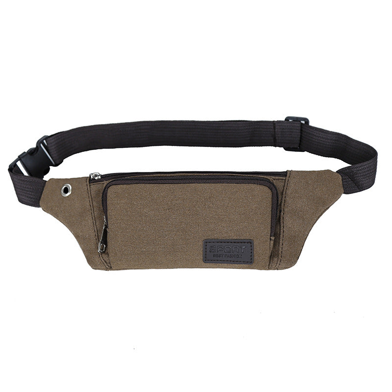 Women's & Men's & Canvas Fashion Large Capacity Storage Men's Waist Packs