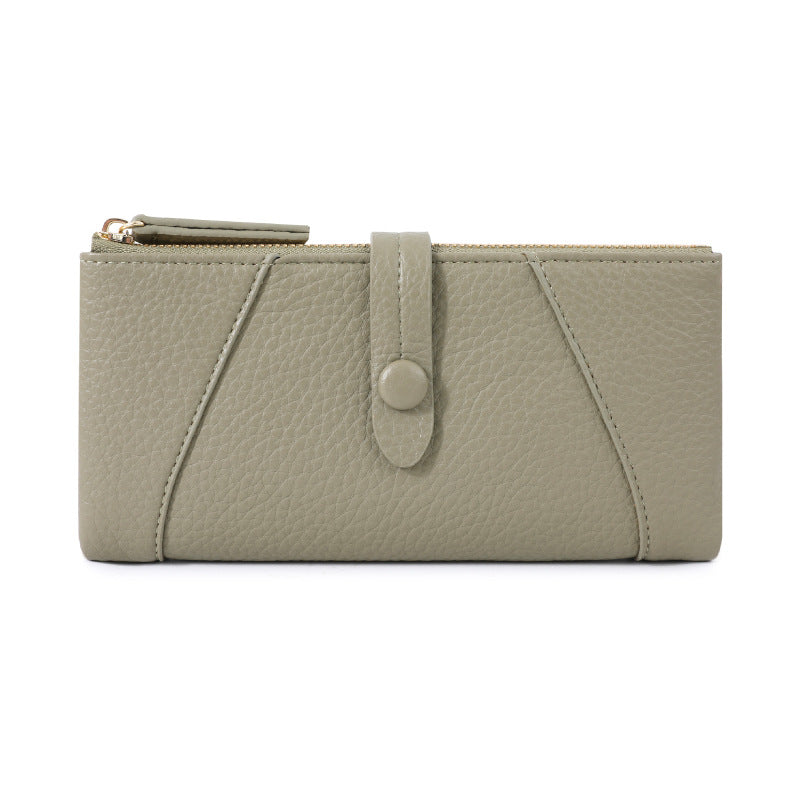 Women's Long Super Soft Flip Multiple Slots High Sense Ladies Wallet