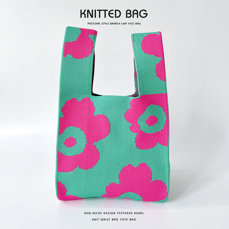 Series Knitted Versatile Large Capacity Commuter Holiday Bags