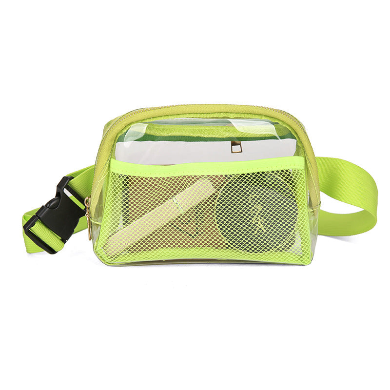 Pretty Women's Transparent Summer White Ditch Bags