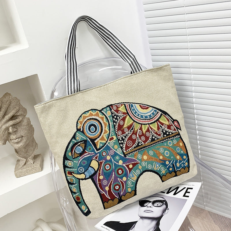 Cartoon Embroidered Leisure Big Owl Embroidery Bags