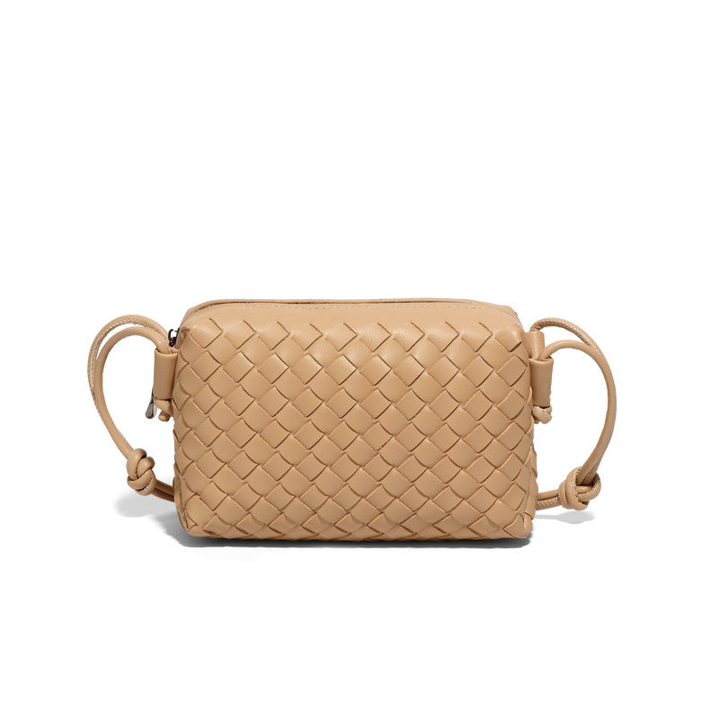 Women's Creative Hand Weaving Fashion Fashionable Boston Women's Messenger Bag