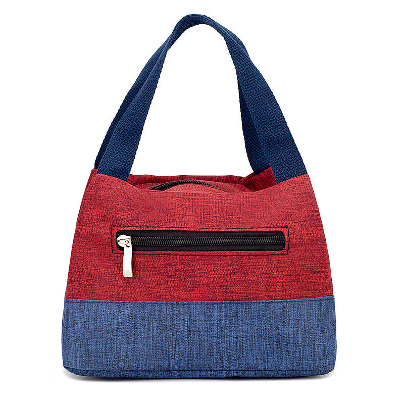 Women's Canvas Large Capacity Lunch Box Cloth Handbags