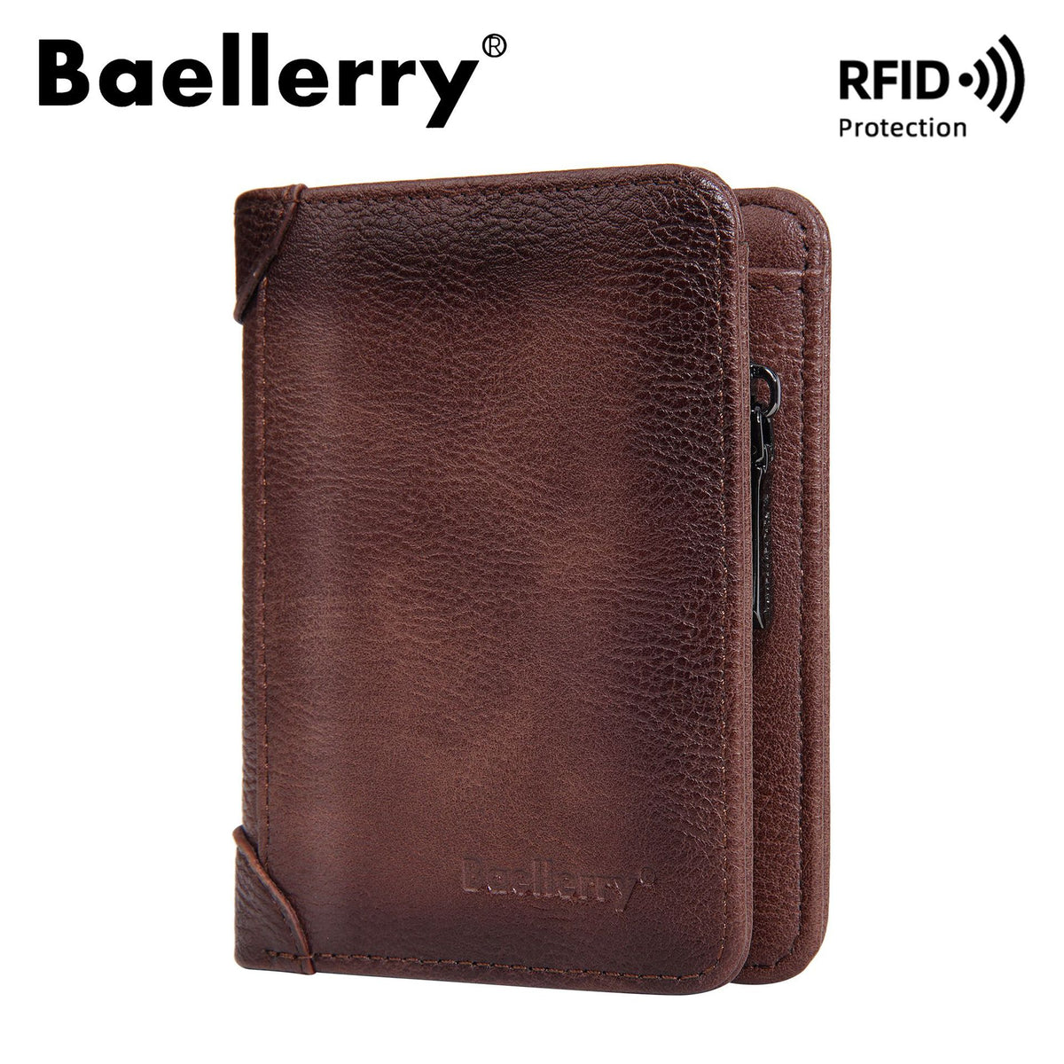 Men's Retro Short Business Multiple Slots Large Capacity High Men's Wallet