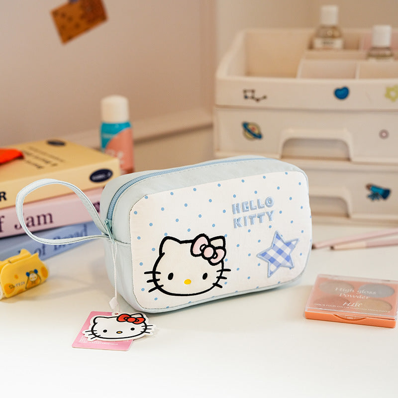 Kitty Good-looking Large Capacity Indie Sweet Cute Makeup Bag