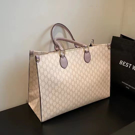 Women's Fashionable Elegant Large Capacity Single Commuter Handbags