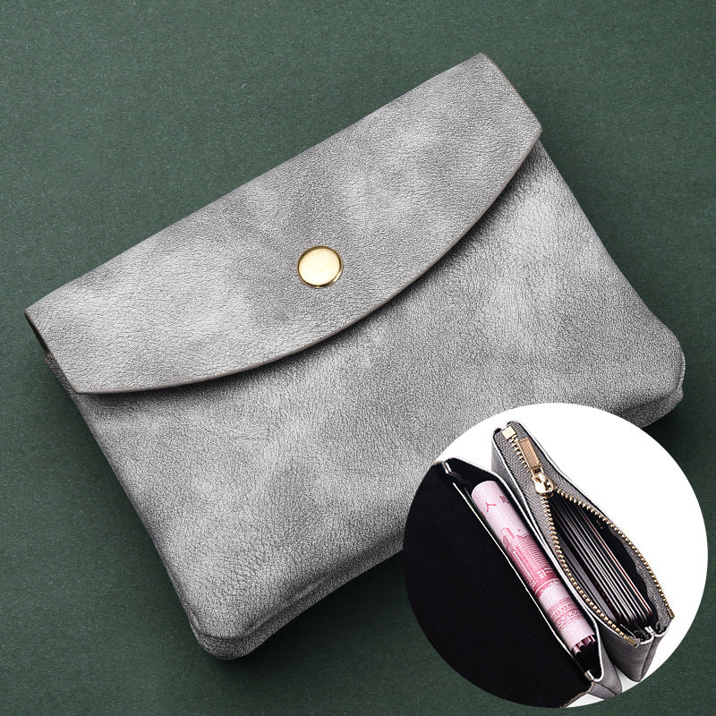 Women's & Men's & Soft Leather Pouch Mini Earphone Coin Purses
