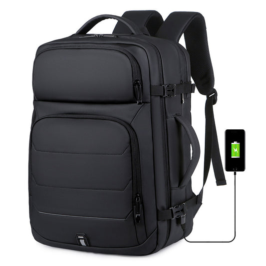 Women's & Men's & Large Capacity Expansion Extended Charging Waterproof Business Backpacks