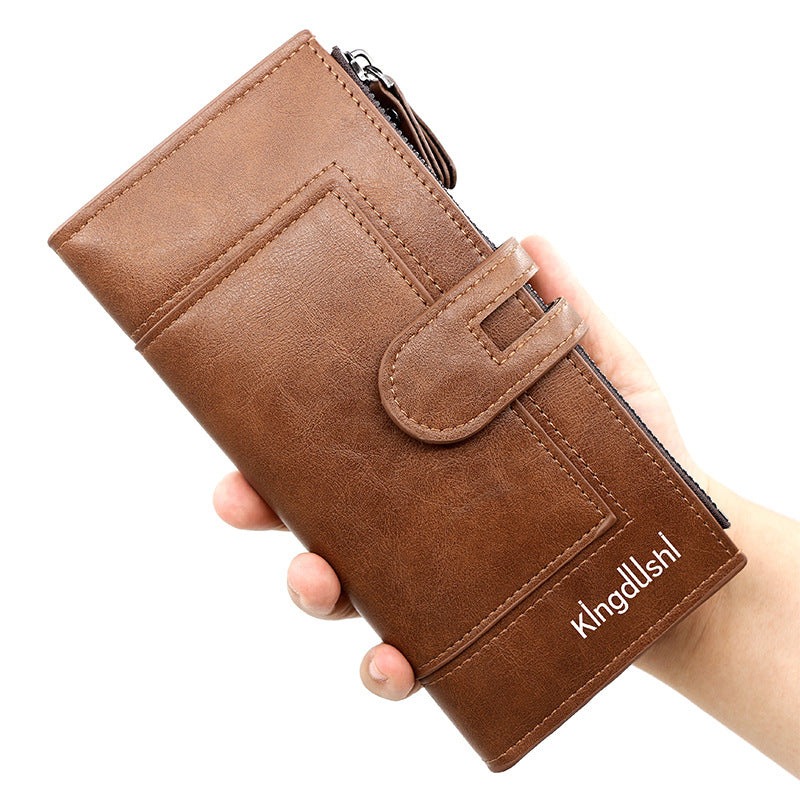 Women's Zipper Hasp Large Capacity Multiple Slots Pocket Ladies Wallet