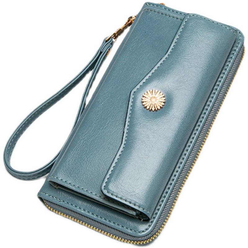 Women's Lucky For Long Clutch Portable Horizontal Men's Wallet