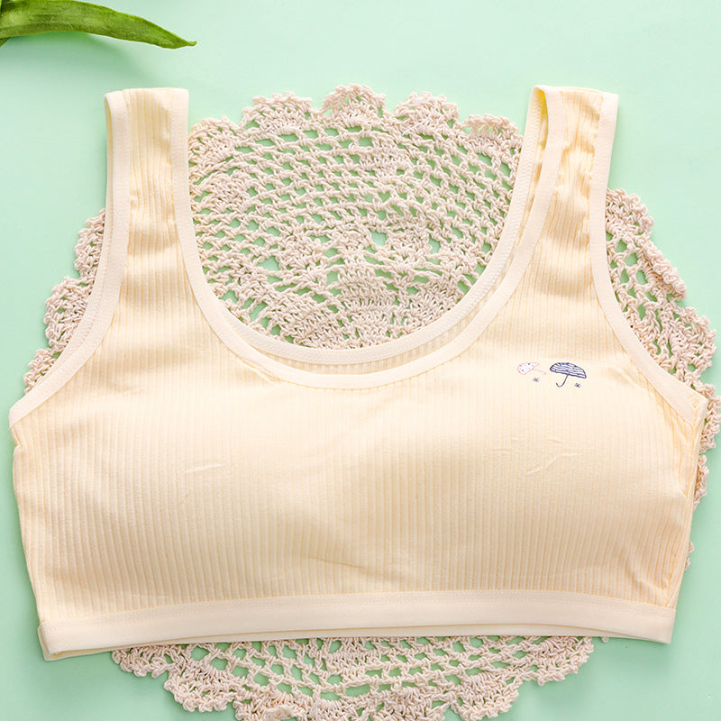 High School Underwear Vest Wrap Wireless Bras