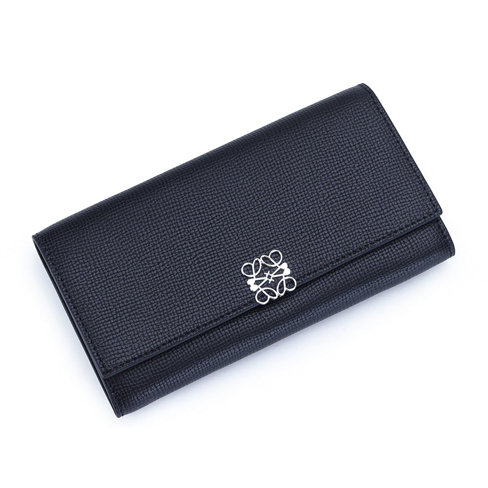 Women's Leather Fashion Large Capacity Multiple Slots Long Ladies Wallet
