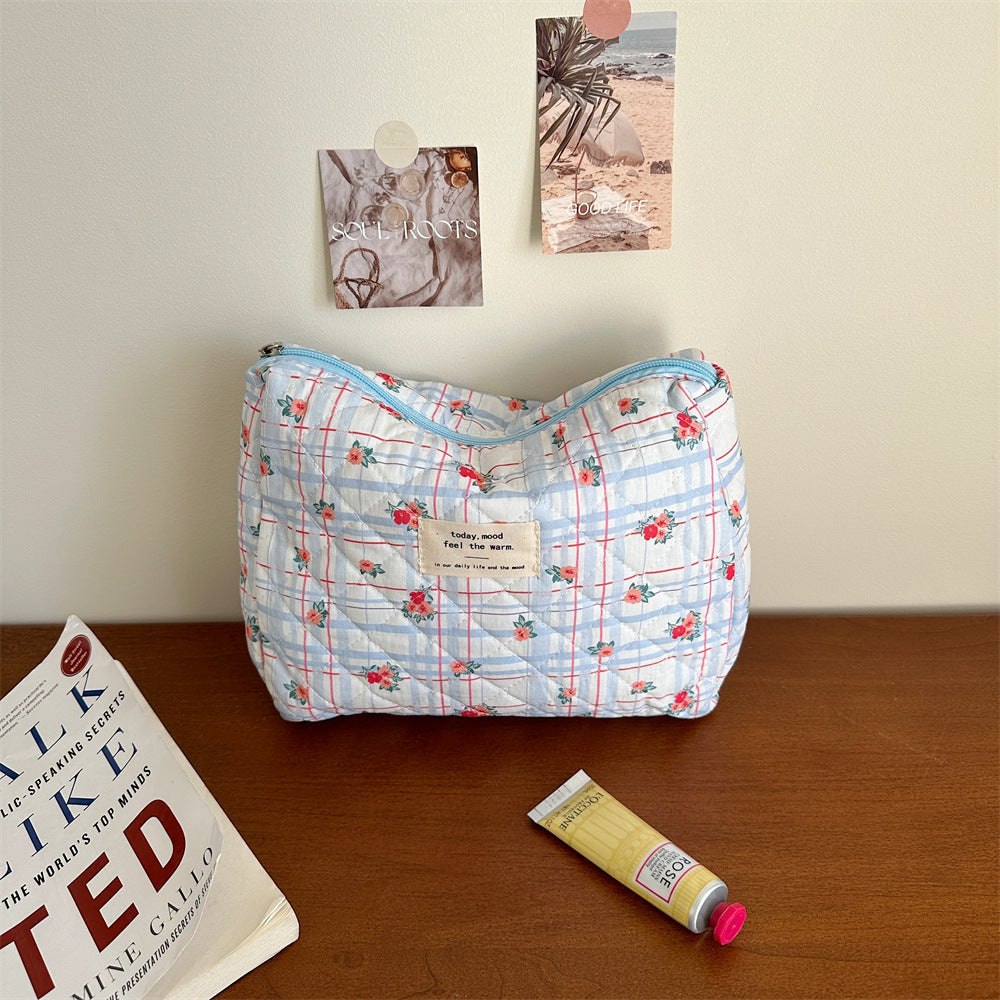 Fresh Floral Makeup Female Multifunction Storage Cosmetic Bags