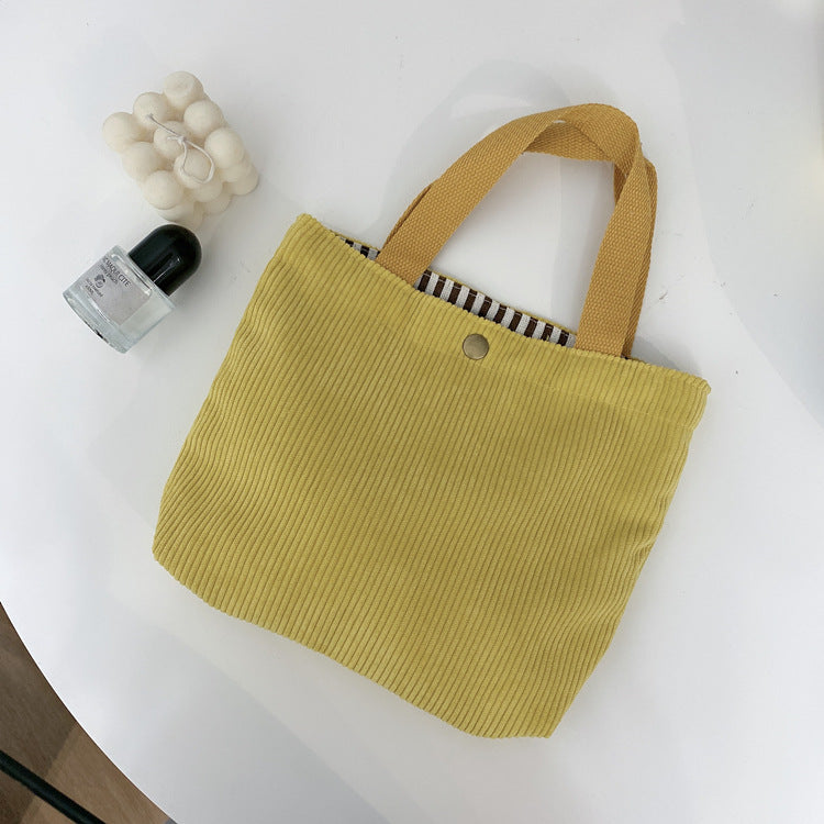 Women's Retro College Style Morandi Tone Handbags