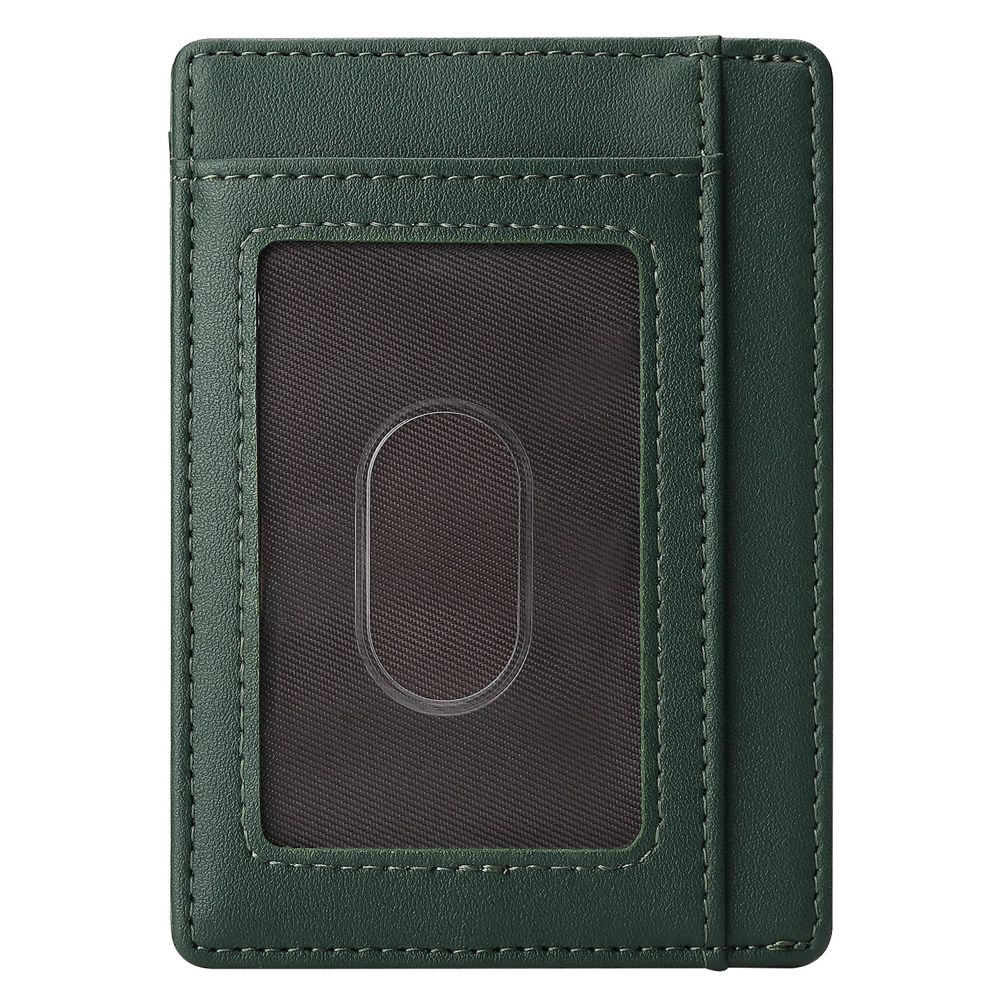 Leather Can Order Swiping First Layer Card Holder