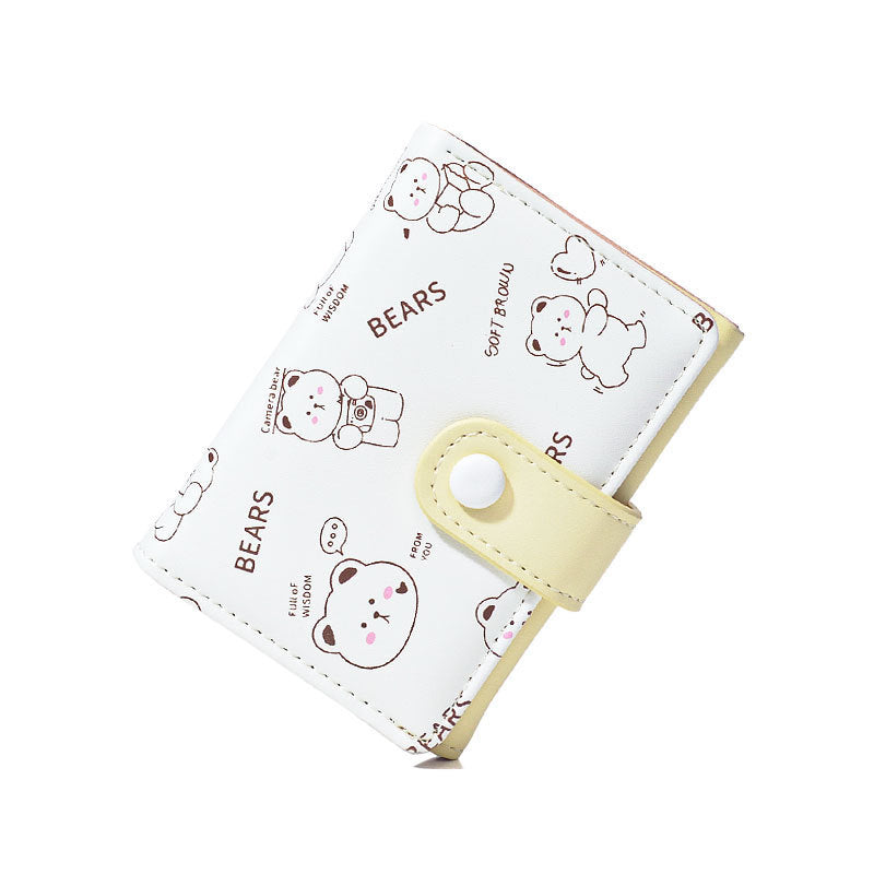 Women's Comfortable Korean Short Cartoon Cute Ladies Wallets